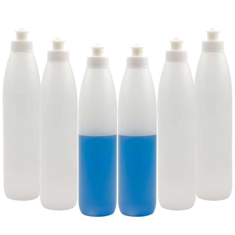 Cornucopia Brands Cornucopia 8-Ounce Squeeze Bottles for Dish Soap and Sauces (6-Pack), BPA-Free HDPE Plastic - Image 1